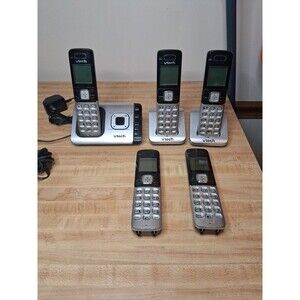 VTech DECT 6.0 Cordless Phone Answering System Caller ID Call Waiting 5 Phones